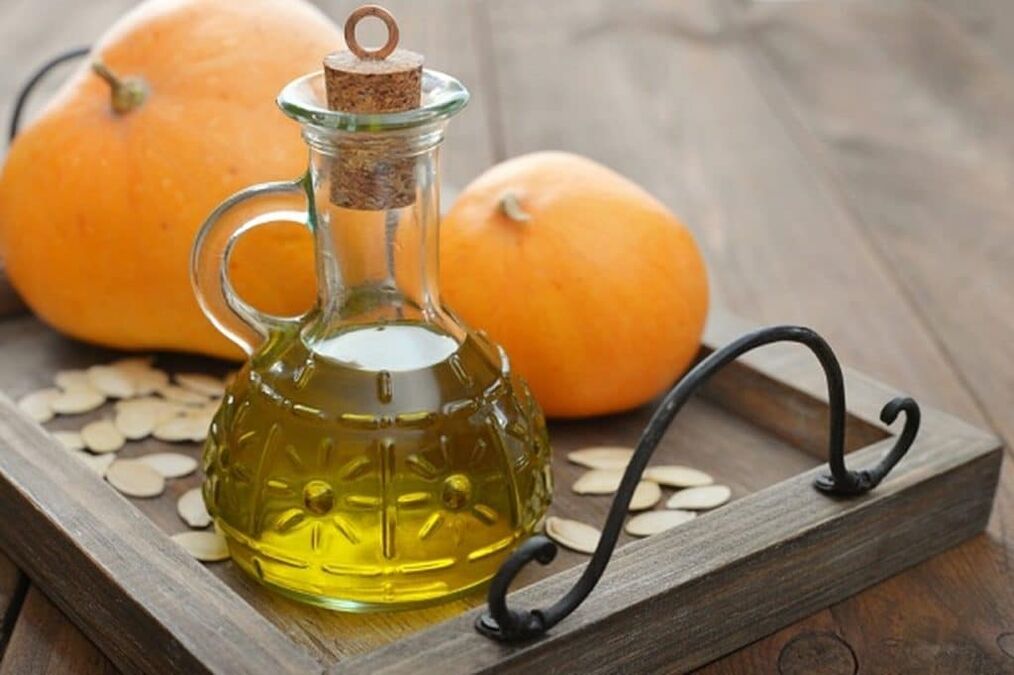 O aceite de semente de cabaza úsase para tratar a prostatite